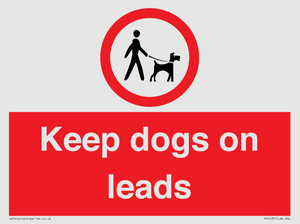Keep dogs on leads